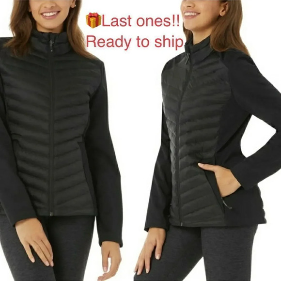 32 Degrees Ladies' Mixed Media Jacket - Picture 1 of 8